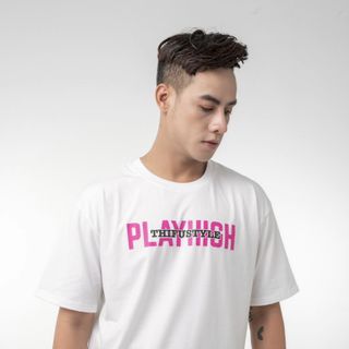 Áo thun cotton in lụa PlayHigh trẻ trung năng động