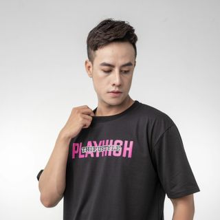 Áo thun cotton in lụa PlayHigh trẻ trung năng động