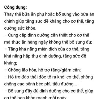 V- Health dinh dưỡng vị Socola