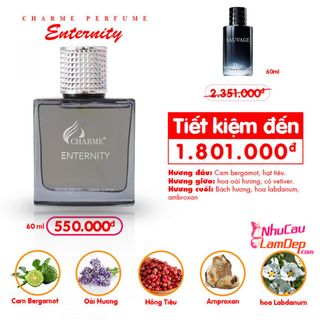 Nước Hoa Nam Charme Enternity 60ml