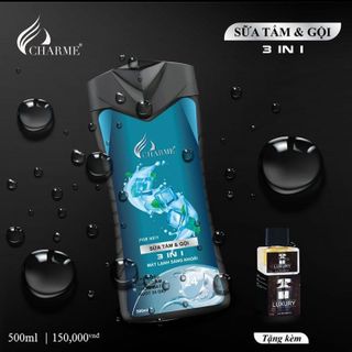Sữa Tắm Gội Charme 3in1 Cho Nam 500ml