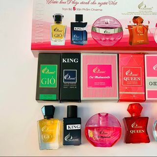 Set 5 chai nước hoa mini 10ml