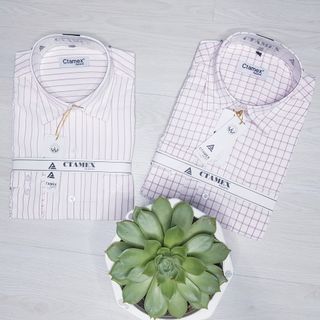 Áo sơ mi nam trung niên dài tay chất vải lụa mát mẻ hoạt tiết lạ mắt phù hợp với người lớn tuổi