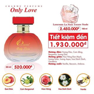 Nước Hoa Nữ Charme Only Love 50ml