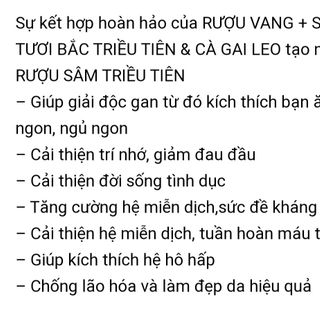Cốt sâm Triều Tiên cao cấp cho sức khỏe