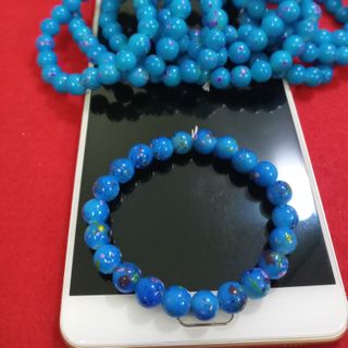 Chuỗi đeo tay xanh dương 8mm