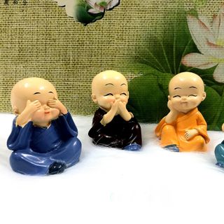 Bộ 4 tượng chú tiểu tứ không