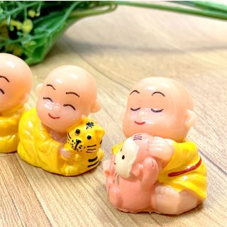 Bộ 12 tượng chú tiểu 12 con giáp tài lộc