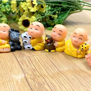 Bộ 12 tượng chú tiểu 12 con giáp tài lộc