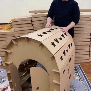 Nhà bìa giấy Carton cho bé