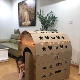 Nhà bìa giấy Carton cho bé