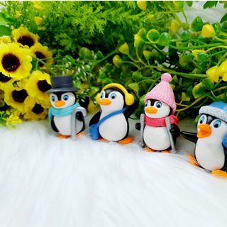 Bộ 4 tượng Chim Cánh Cụt