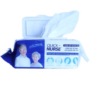 Khăn ướt người lớn Quick, Nurse 50 miếng