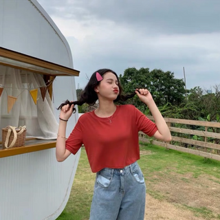 Áo Croptop Trơn CRT