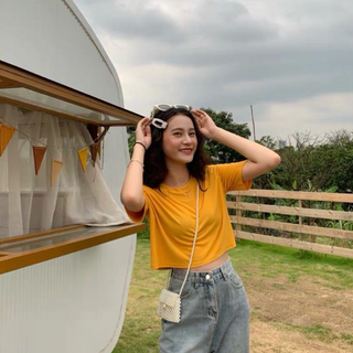 Áo Croptop Trơn CRT