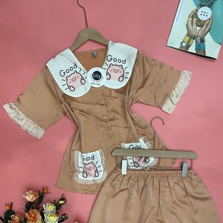 Đồ bộ nữ pijama tiểu thư in 3D Good