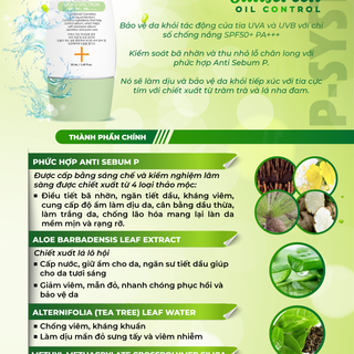 KEM CHỐNG NẮNG TRẮNG DA SMART TOUCH SUNSCREEN CHO DA DẦU, MỤN, HỒN HỢP, THƯỜNG