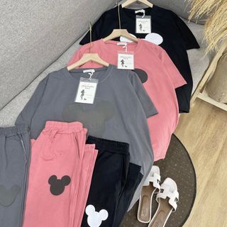 SET BỘ DÀI MICKEY SIÊU CÁ TÍNH CHẤT COTTON ẢNH VÀ VIDEO THỰC TẾ