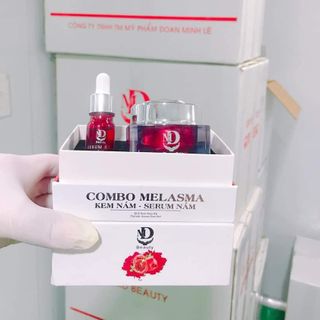 Combo Melasma Kem Nám & Serum Trị Nám MD Beauty