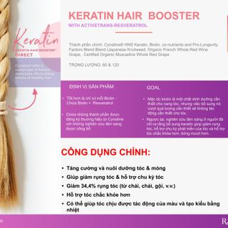 Siêu phẩm Tóc - Keratin Hair Bosster