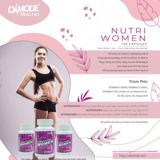 Viên Uống Bổ Sung Vitamin Dành Cho Nữ Daily Nutri Women - 100 Tablets