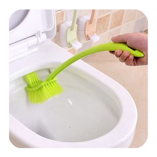 Chổi cọ toilet 2 đầu thông minh có 2 mặt cọ trên và dưới, giúp làm sạch dễ dàng các vết bẩn khó xử lý