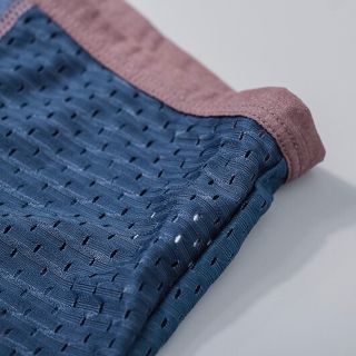 [Ảnh thật] Full hộp 4 quần sịp boxer MEN'S vải lưới thoát khí, quần lót nam thông hơi thoáng mát