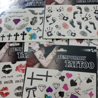 Hình xăm nước bám lâu cả tuần lun