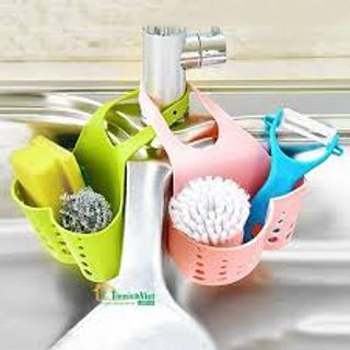 Giỏ nhựa - Giỏ nhựa dẻo - Giỏ đựng đồ treo bồn rửa bát kích thước nhỏ gọn nhưng hữu ích vô cùng