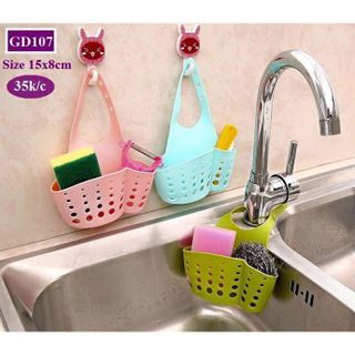 Giỏ nhựa - Giỏ nhựa dẻo - Giỏ đựng đồ treo bồn rửa bát kích thước nhỏ gọn nhưng hữu ích vô cùng