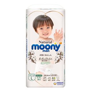 Bỉm moony Natural/ Moony trắng nội địa Nhật 100%