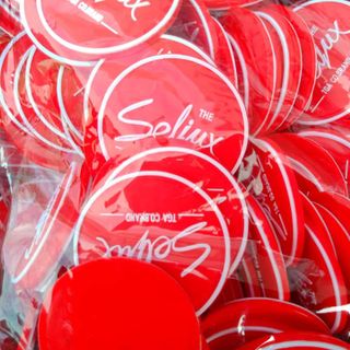 Phụ liệu may Ladovie, Logo nhựa, rubber patch từ silicone, pvc, tpu