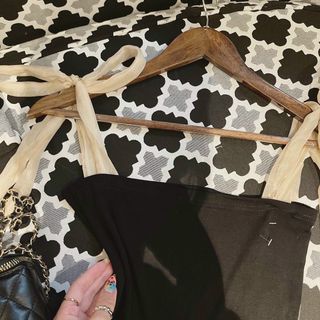 Áo 2 Dây Nơ Voan - MH120, Chất Liệu Cotton Freesize, Phong Cách Sexy, Quyến Rũ, !!!
