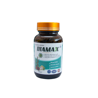 Hỗ trợ ổn định đường huyết và giảm mỡ trong máu- DIAMAX- Lọ 60 viên.