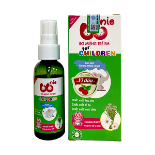 Xịt Rơ Miệng BB-NIE vị Dâu và Cam
