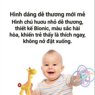 NGẬM NƯỚU CHO BÉ HÌNH HƯƠU CAO CỔ