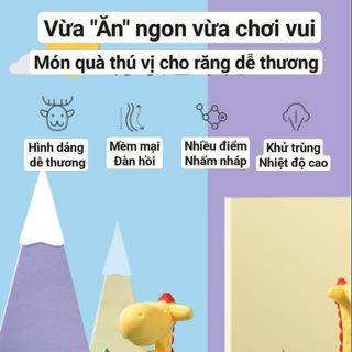 NGẬM NƯỚU CHO BÉ HÌNH HƯƠU CAO CỔ