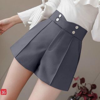 Ship Tận Nhà Tại Hà Nội Trong Ngày... Quần Short Vitex 4 Cúc Cạp V - MH325, Gồm 5 màu: Đen, Trắng, Be, Nâu, Xanh Ghi, Phong Cách - Rễ Phối Đồ, !!!!