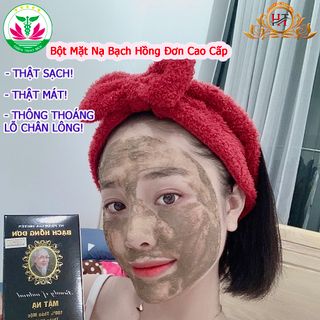 BỘT MẶT NẠ CHĂM SÓC DA MỤN BẠCH HỒNG ĐƠN CAO CẤP 90gram - HÀNG CHUẨN CÔNG TY
