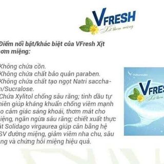 Xịt thơm miệng Vfresh