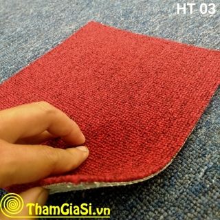 Thảm lót sàn cuộn Indo HT 03 màu Đỏ (Giá sỉ cho CLB Bida, GYM, Yoga)