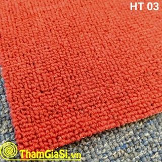 Thảm lót sàn cuộn Indo HT 03 màu Đỏ (Giá sỉ cho CLB Bida, GYM, Yoga)