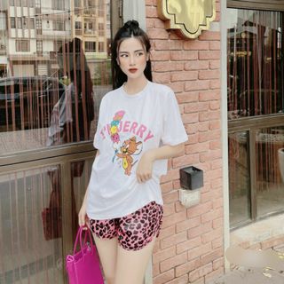 Set bộ đùi da báo cực xinh ảnh sàn chụp thật