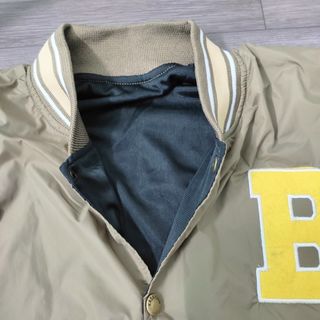Áo Khoác Bomber Chữ B Nổi Phối Màu Tay Form Cánh Dơi Cá Tính