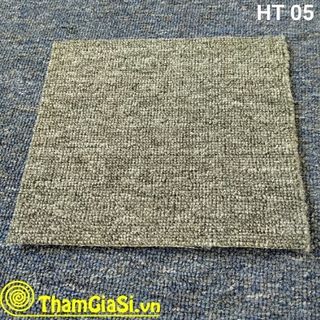 Thảm lót sàn cuộn Indo HT 05 màu Đen Xám (Giá sỉ cho CLB Bida, GYM, Yoga) giá sỉ