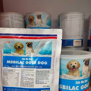 Sữa Mẹ Khô Cho Chó - Msbilac Gold Dog 100gr