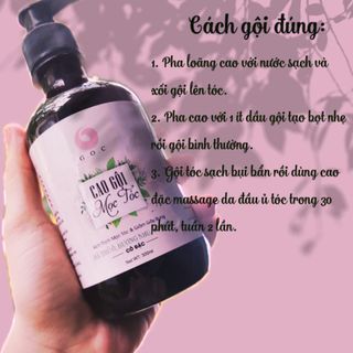 CAO GỘI MỌC TÓC THẢO DƯỢC G.O.C