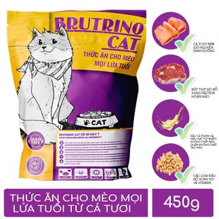 Thức Ăn Mèo Trưởng Thành - Brutrino 450g giá sỉ