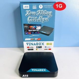 Android Tivi Box Vinabox A15 Ram 1G Rom 8GB, Android 10.0 (2021) giá sỉ