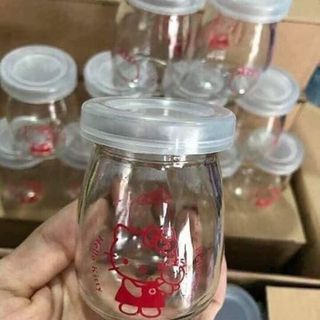 Bộ 12 hủ thủy tinh làm sữa chua - Nhiều hình